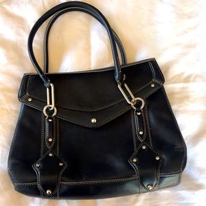 Leather Cole Haan leather statement bag